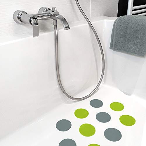 10 STK. Anti-Rutsch Sticker für Duschen &amp; Badewannen, farbig, Rutschklasse C DIN 51097, selbstklebend (rot) 4