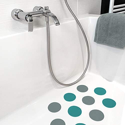 10 STK. Anti-Rutsch Sticker für Duschen &amp; Badewannen, farbig, Rutschklasse C DIN 51097, selbstklebend (rot) 5