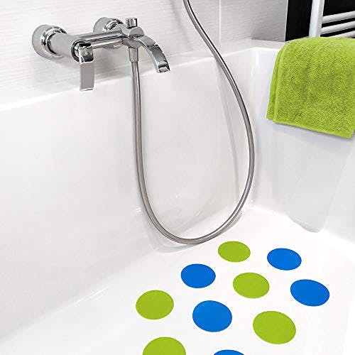 10 STK. Anti-Rutsch Sticker für Duschen &amp; Badewannen, farbig, Rutschklasse C DIN 51097, selbstklebend (rot) 7