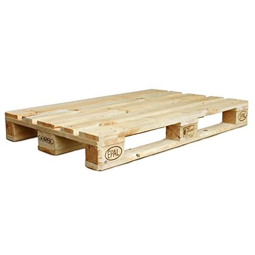 Europalette 120x80cm - Flachpalette - zertifizierte Neuware - Vollholz - EPAL 2