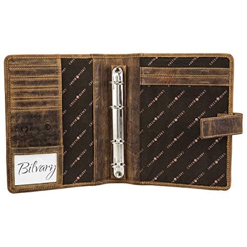 Greenburry Vintage Terminkalender-Leder-Terminplaner A5 braun | 25x20x6cm 0
