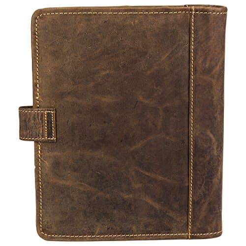 Greenburry Vintage Terminkalender-Leder-Terminplaner A5 braun | 25x20x6cm 2