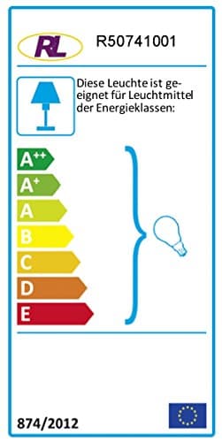 Reality Leuchten Tischleuchte, Fuss dreibein Holz, Stoffschirm, 1x E14, 40 W, Höhe 31 cm, weiß R50741001 0
