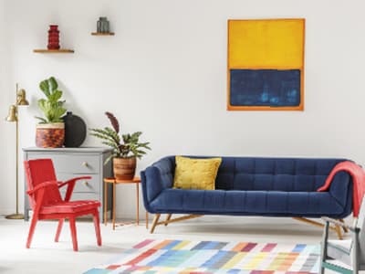 Farbgestaltung im Wohnzimmer
