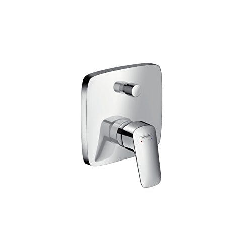 hansgrohe Logis - Badewannenarmatur Unterputz für 2 Verbraucher, Mischbatterie Badewanne für iBox universal, Einhebelmischer Wanne, Chrom