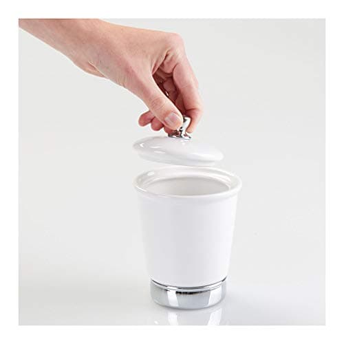 iDesign 74001EU York Dose, weiß/chrom 0