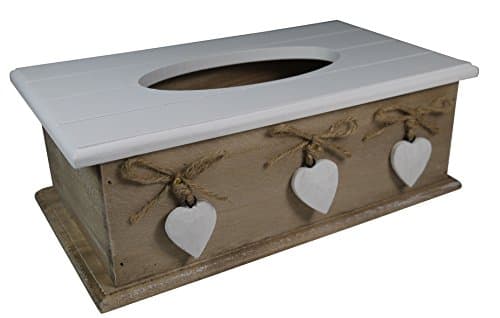 khevga Kosmetiktücher-Box aus Holz – Elegante Tissue-Box in Braun, Dekorative Aufbewahrung für Kosmetiktücher, Ideal für Bad, Wohnzimmer oder Büro 0