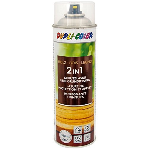 DUPLI-COLOR 391545 Holzschutzlasur Spray Transparent 500 ml