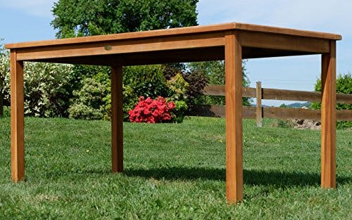ASS Teak XL Holztisch 150x80cm Gartentisch Garten Tisch Holz sehr robust Modell: JAV-Alpen 2