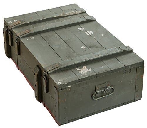 Munitionskiste AD81 Aufbewahrungskiste ca 82x51x29cm Militärkiste Munitionsbox Holzkiste Holzbox Weinkiste Apfelkiste Shabby Vintage 1