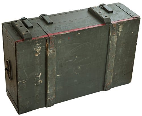 Munitionskiste AD81 Aufbewahrungskiste ca 82x51x29cm Militärkiste Munitionsbox Holzkiste Holzbox Weinkiste Apfelkiste Shabby Vintage 2