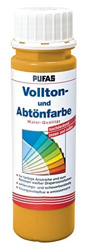 PUFAS Vollton- und Abtönfarben ocker 0,25 Liter