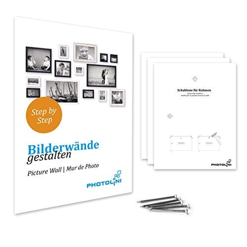 Bilderrahmen Landhaus-Stil Weiss 21x30 cm/DIN A4 Massivholz mit Glasscheibe und Zubehör/Fotorahmen 2