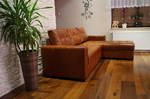 Quattro Meble Echtleder Ecksofa Mallorca Pik 245 x 170cm Sofa Couch mit Bettfunktion und Bettkasten Echt Leder Eck Couch 2