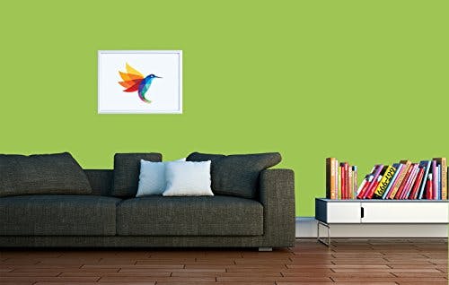 RyFo Colors Bunte Wandfarbe Manufakturweiß Limonengrün 6l - weitere Grün Farbtöne und Größen erhältlich, Deckkraft Klasse 1, Nassabrieb Klasse 1 0