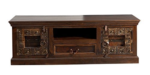 SIT-Möbel Almirah 5121-30 koloniales Lowboard, zwei Türen, je 1 Schublade &amp; offenes Fach, recyceltes Holz, 150x45x50 cm 1