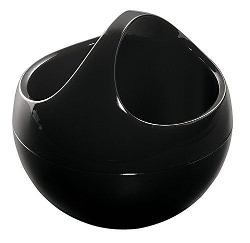 Spirella Kosmetikorganizer Bowl Aufbewahrungsbox für Make Up und Schmuck 10,5x9,5cm Schwarz 1