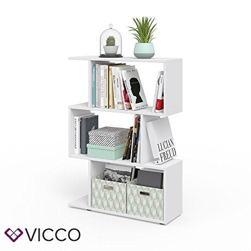 Vicco Raumteiler Levio, Weiß, 70 x 100 cm 2