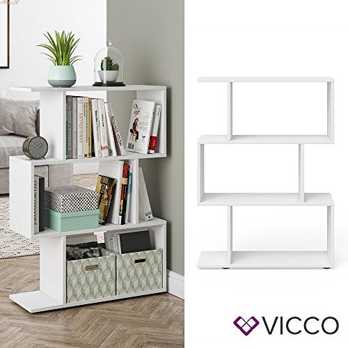 Vicco Raumteiler Levio, Weiß, 70 x 100 cm 3