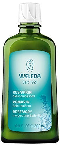 WELEDA Bio Rosmarin Aktivierungsbad, Naturkosmetik Bio Bade Essenz gegen Müdigkeit und zur Durchwärmung und Aufmunterung des Körpers, Badezusatz mit angenehmem Duft (1 x 200 ml)
