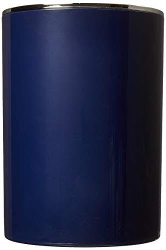 Wenko 22809100 Schwingdeckeleimer Inca Blue, Kosmetikeimer, Mülleimer, Fassungsvermögen: 5 l, Acrylnitril-Butadien-Styrol (ABS), 18.5 x 25.5 x 18.5 cm, dunkelblau 1