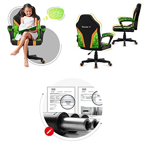huzaro Ranger 1 0 Gaming Stuhl für Kinder Bürostuhl Gamer Chair Schreibtischstuhl ergonomisches modernes Design Armlehnen Sitzhöhenverstellung Gummiräder 2