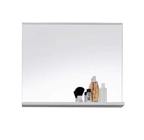trendteam smart living - Wandspiegel Spiegel - Badezimmer - Mezzo - Aufbaumaß (BxHxT) 60 x 50 x 10 cm - Farbe Weiß - 128040101