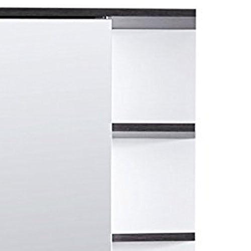 trendteam smart living - Spiegelschrank Spiegel - Badezimmer - California - Aufbaumaß (BxHxT) 60 x 60 x 20 cm - Farbe Weiß mit Rauchsilber - 162344103 3
