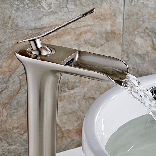 Waschtischarmatur Wasserfall Wasserhahn Bad Mischbatterie Badarmatur Badezimmer 