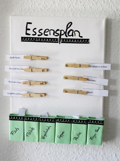 DIY Essensplaner